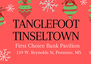 Tanglefoot Tinseltown 2021 Pontotoc MS Pontotoc Chamber